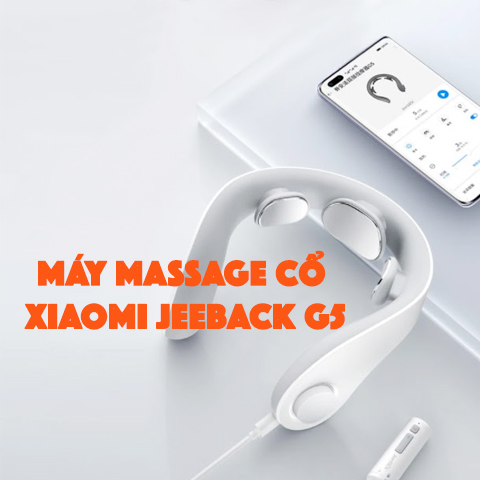 #599K </br> Máy massage cổ G5 Kèm Remote Máy massage cổ Xiaomi Jeeback G5 Kèm Remote